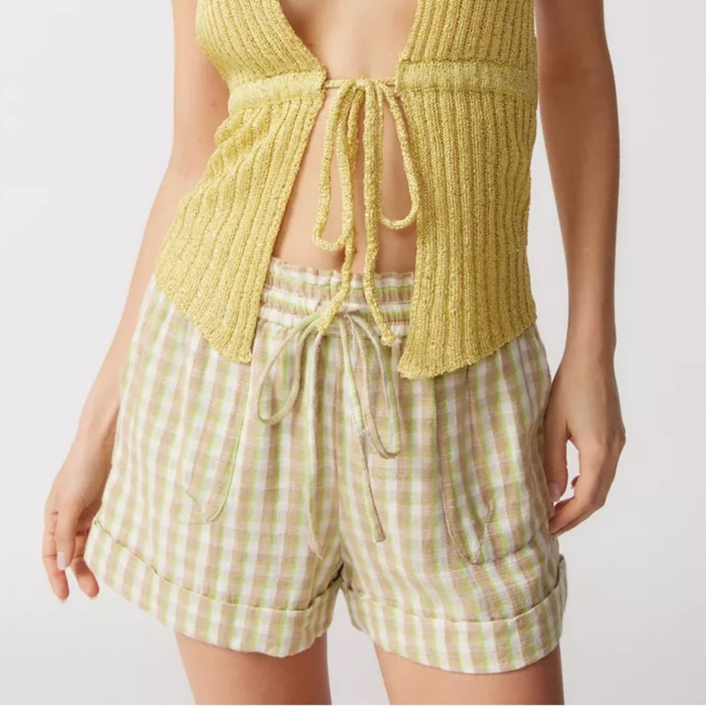 NWOT Urban Outfitters Mya Linen Pull-On Shorts